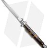 SKM 13" Italian Stiletto Automatic Knife Tortoise Acrylic (5.7" Satin Bayonet) -Cheap Knives Store 13in Italian Stiletto Imitation Turtle Bayo BP 17951 jr