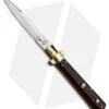 AGA Campolin 10" Frosolone Bayonet Stiletto Knife Cocobolo Brass (4.5" Polish) -Cheap Knives Store AGA Campolin 10in Frosolone Bayo Stiletto Cocobolo Brass Polish BP 28945 jr