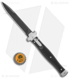 AGA Campolin Zero+ Italian Leverlock Automatic Knife Black G-10 (4.25" Black)2.0 -Cheap Knives Store AGA Campolin Zero Bayo LL Auto Black G 10 Black BHQ 105435 jr bottlecap