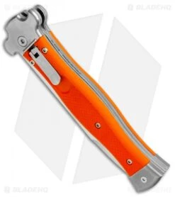 AGA Campolin Zero Leverlock Automatic Knife Orange G-10 (3.75" Satin) -Cheap Knives Store AGA Campolin Zero Orange G 10 LL Bayo Satin GX 19715 jr spine