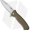 Al Mar Mini SERE 2020 Spring Assisted Knife Coyote GFN (3" Satin Serr) -Cheap Knives Store Al Mar Mini SERE 2020 SA Coyote GFN Satin Serr BHQ 100795 jr