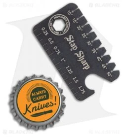 Audacious Titanium Dog Tag Tool Anglefinder V3- PVD Black -Cheap Knives Store Audacious Titanium Dog Tag Tool Anglefinder V3 PVD Black AC DT3 TIT PVD LS Bottlecap