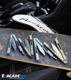 BRS Premium Channel Alpha Beast Balisong Butterfly Knife Blue Ti (4.5") CHAB -Cheap Knives Store BRS Premium Channel Alpha Beast Balisong Butterfly Knife Blue Ti CHAB BHQ 107651 kp VW GTI web