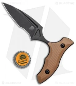 Bastinelli Creations MANAIA Push Dagger Coyote G-10 (3.75" Black Stonewash) -Cheap Knives Store Bastinelli Creations MANAIA Push Dagger Coyote G 10 Black SW BAS219C BHQ 96982 jr bottlecap