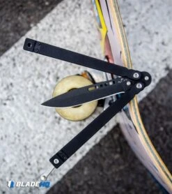 Bear OPS Bear Song II Butterfly Black G-10 Knife (4.5" Black) B-200-B4-B -Cheap Knives Store Bear OPS Bear Song II Butterfly Black G 10 Knife Black B 200 B4 B BHQ 36268 kp skate web