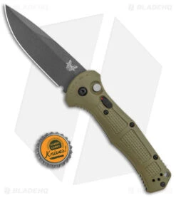 Benchmade Claymore Automatic Knife OD Green Grivory (3.6" Black) 9070BK-1 -Cheap Knives Store Benchmade Claymore Auto OD Green Grivory Black 9070BK 1 BHQ 137240 jr bottlecap large