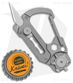 CIVIVI Polymorph Carabiner Multi-Tool Gray Titanium (2.8") -Cheap Knives Store CIVIVI Polymorph Carabiner Mini Tool Gray Ti BHQ 134079 jr bottlecap large