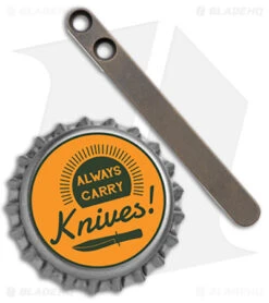 DROP + Ferrum Forge Titanium Pocket Clip (Bronze) MDX-19580-3 -Cheap Knives Store Drop Massdrop Ferrum Forge Ti Pocket Clip Bronze MDX 19580 3 BHQ 140837 jr bottlecap