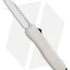 EOS Harpoon OTF Auto Dagger Knife White Stormtrooper Al/Ti (3.75" White/Satin) -Cheap Knives Store EOS Harpoon OTF Auto Black White Stormtrooper White BHQ 169132 jr