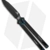 EOS Serpent Balisong Butterfly Knife Black Ti (4.1" Black DLC) -Cheap Knives Store EOS Serpent Balisong Butterfly Black Ti Black DLC BHQ 91916 jr