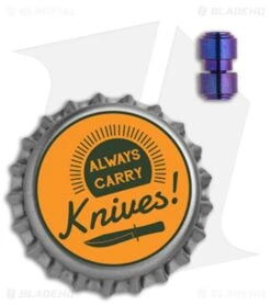 Flytanium Titanium Thumbstud Set For Benchmade Knives -Cheap Knives Store Flytanium Ti Thumbstud Set Benchmade Knives BHQ 113170 jr purple bottlecap large