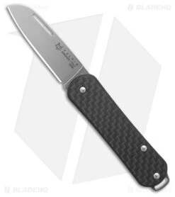 Fox Knives Vulpis Slipjoint Knife Carbon Fiber (1.8" Polished) FX-VP108 CF