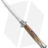 Frank B 11" Italian Stiletto Automatic Knife Brazilian Horn Bayo (5" Satin)