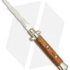 Frank B 9" Italian Stiletto Kris Knife Cocobolo (4" Gold) -Cheap Knives Store Frank B 9in Italian Stiletto Cocobolo Kriss Gold BHQ 80700 jr