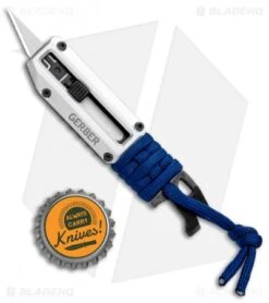 Gerber Prybrid-X Razor Blade Utility Knife Gray/Blue 31-003741 -Cheap Knives Store Gerber Prybrid X Utility Gray Blue 31 003741 BHQ 105495 jr bottlecap