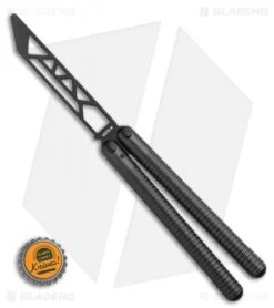 Glidr SAHARA Series Butterfly Trainer Rhino Gray (4.25" Black) -Cheap Knives Store Glidr SAHARA Series Butterfly Trainer RHINO GREY 4.25 Black BHQ 117299 LS Bottlecap