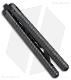 Glidr SAHARA Series Butterfly Trainer Rhino Gray (4.25" Black) -Cheap Knives Store Glidr SAHARA Series Butterfly Trainer RHINO GREY 4.25 Black BHQ 117299 LS Side