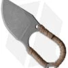 Jake Hoback Jeremiah Johnson Fixed Blade Knife Brown Cord Wrap (2" Stonewash) -Cheap Knives Store Hoback Knives Jeremiah Johnson JJ Neck Knife FDE Wrap SW BHQ 118007 jr