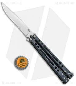 Hom Design PVD Specter Titanium Balisong Butterfly Knife (4.4" Satin) -Cheap Knives Store Hom Design PVD Specter Ti Balisong Butterfly Knife Satin BHQ 25889 jr bottlecap 2