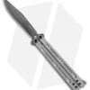 Kershaw Lucha Balisong Butterfly Knife Gray Stainless (4.5" Damascus) 5150DAM -Cheap Knives Store Kershaw Lucha Balisong Gray Damascus BHQ 117076 jr