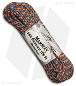 Fire & Ice Nylon Braided 550 Cord Paracord (100')