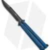 Microtech Tachyon III Balisong Butterfly Knife Blue (4.5" Black) 173-1DLCBL -Cheap Knives Store Microtech Tachyon III blue black 173 1DLCBL BHQ 71037 er