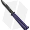 Microtech Tachyon III Balisong Butterfly Knife Purple (4.5" Black) 173-1DLCPU -Cheap Knives Store Microtech Tachyon III purple black BHQ 71370 er