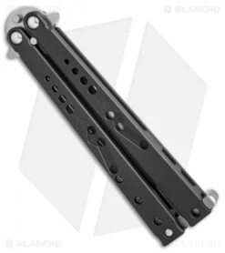Microtech Dragonfly Butterfly Knife Black (3.75" Stonewash) *Collection* -Cheap Knives Store Microtech dragonfly sw BHQ 0301 er side
