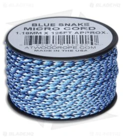 Atwood Rope MFG Micro Cord 125' Blue Snake