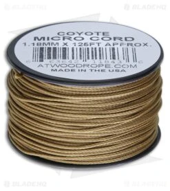 Atwood Rope MFG Micro Cord 125' Coyote