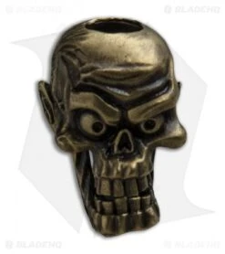 RUS Beads Shop Zombie Skull Lanyard Bead - Bronze