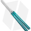 Squid Industries Krake Raken V2.5 Tanto Balisong Knife Teal Dual-Tone (4.5") -Cheap Knives Store Squid Industries Krake Raken Tanto V2 5 Balisong Knife Teal 4in 5cm Dual Tone BHQ 139554 td jr