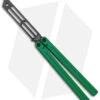 Squid Industries Triton Butterfly Balisong Trainer V2 Inked Green -Cheap Knives Store Squid Industries Triton Butterfly Balisong Trainer Green V2 Inked Black BHQ 175178 jr