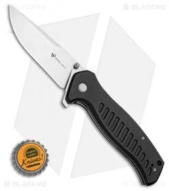 Steel Will Large Barghest Liner Lock Knife Black G-10 (4" Satin) F37-01 -Cheap Knives Store Steel Will Barghest Liner Lock Knife Black G 10 4in Satin F37 01 BHQ 115845 LS Bottlecap