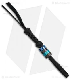 TiSurvival Modular Titanium Lanyard Bead W/ Cavities - Green -Cheap Knives Store TiSurvival Modular ti lanyard bead cavities green BHQ 72232 er lanyard