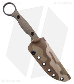 Toor Knives Anaconda Fixed Blade Knife Covert Green G-10 (3.75" Black) -Cheap Knives Store Toor Knives Anaconda Fixed Blade Knife Covert Green G 10 Black BHQ 180923 kc sheath