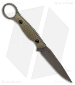 Toor Knives Anaconda Fixed Blade Knife Ranger Green G-10 (3.75" Gray) -Cheap Knives Store Toor Knives Anaconda Fixed Blade Knife Ranger Green G10 3.75 BHQ 123642 LS Spine