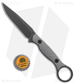 Toor Knives Anaconda Fixed Blade Knife Stealth Gray G-10 (3.75" Black) -Cheap Knives Store Toor Knives Anaconda Fixed Blade Stealth Gray G 10 Black BHQ 145131 jr bottlecap