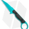 Toor Knives Jank Shank Tactical Fixed Blade Knife Black G-10 (3" Teal) -Cheap Knives Store Toor Knives G 10 Jank Shank Teal Tactical Black BHQ 139081 jr