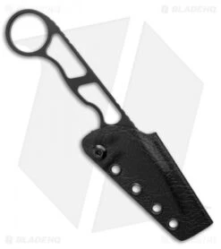 Toor Knives Jank Shank Shadow Black Tactical Fixed Blade Knife (3" CPM-S35VN) -Cheap Knives Store Toor Knives Jank Shank Shadow Black Fixed Blade Knife 3.0 BHQ 123651 LS Side