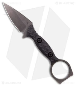 Toor Knives Viper Fixed Blade Knife Carbon Black G-10 (2.65" Black SW)