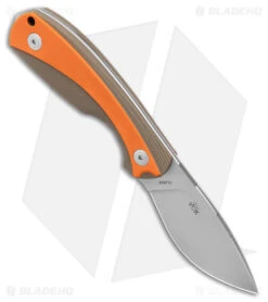 Viper Lille1 GGO Fixed Blade Knife Green/Orange G-10 (2.8" Stonewash) -Cheap Knives Store Viper Lille1 GGO Fixed Blade Green Orange G 10 SW BHQ 177364 jr spine large
