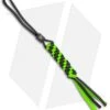 WE Knife Co. Tied Paracord Lanyard W/ Black Titanium Bead (Green/Black) -Cheap Knives Store WE Knife Co Black Tied Paracord Lanyard Green Black Black Bead A 01D BHQ 112163 jr