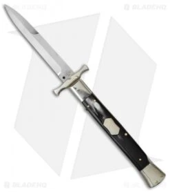 AGA Campolin 13" Bat Swinguard Automatic Dark Horn (5.75" Satin Bayonet)