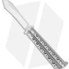 Benchmade 67 Tanto Recurve Balisong Butterfly Knife (4.25" Satin) -Cheap Knives Store benchmade 67 tanto recurve balisong butterfly bhq 13558 jr