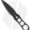 Fox Knives U.T.K. Undercover Dagger Tactical Throwing Knife (4" Black Plain) -Cheap Knives Store fox fixed fx 635 utk undercover tactical