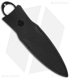 Fox Knives U.T.K. Undercover Dagger Tactical Throwing Knife (4" Black Plain) -Cheap Knives Store fox fixed fx 635 utk undercover tactical sheath