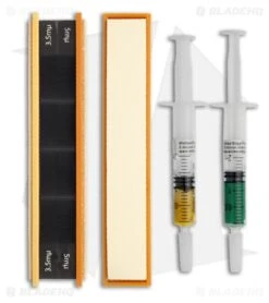 Wicked Edge 3.5 & 5 Micron Blank Leather Strops W/ Diamond Compound